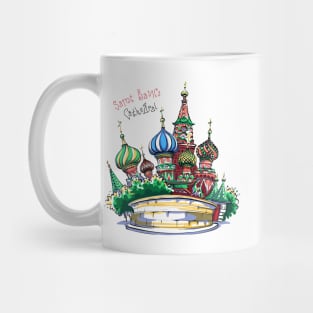 Cathedral of Vasily the Blessed, Moscow, Russia Mug